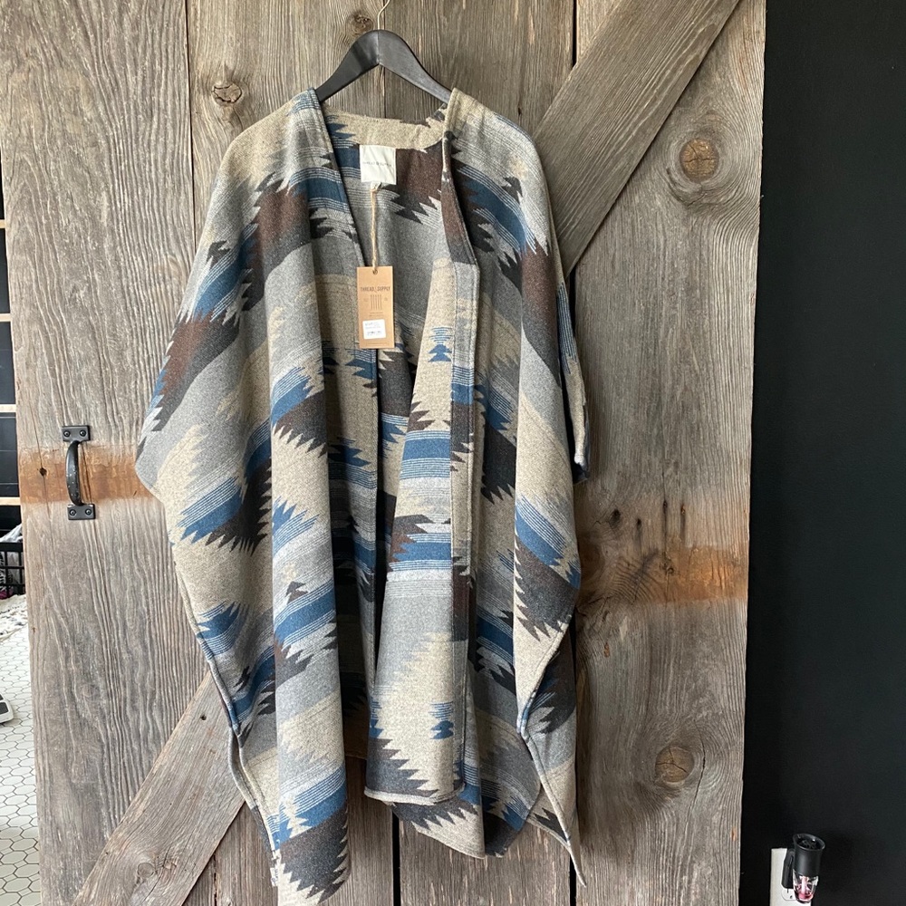 Thread and supply western poncho